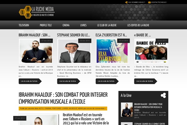 Site using Carousel Horizontal Posts Content Slider plugin