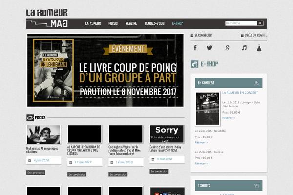 Magazine Plus theme site design template sample