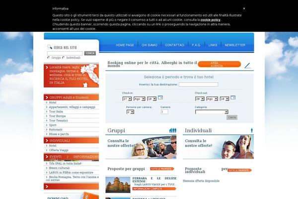 larus.it site used Wordpress-portalgenius-visitferrara