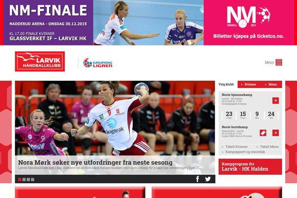 larvikhk.no site used Liga
