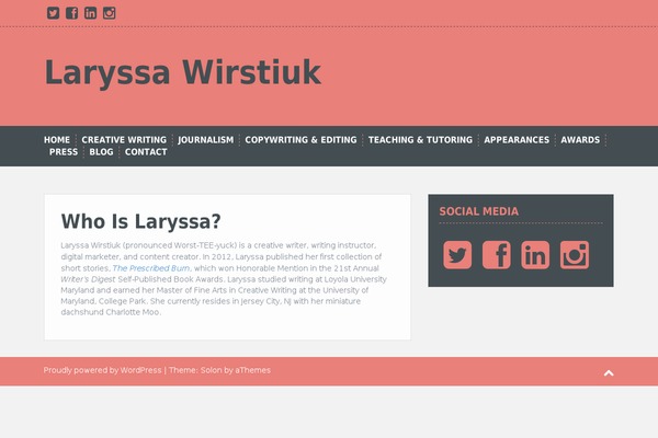 laryssawirstiuk.com site used Solon