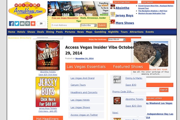las-vegas-news-reviews.com site used Accessvegas