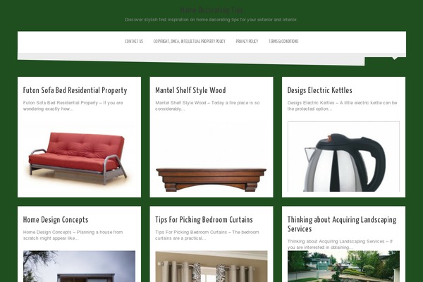 Zenon theme site design template sample