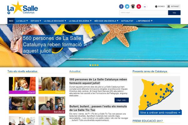 lasalle.cat site used Creaescolau-child