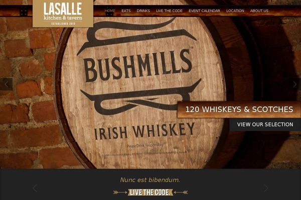 Food & Wine theme site design template sample