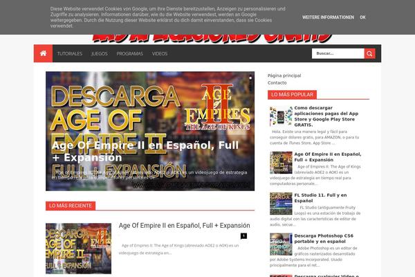 Caps theme site design template sample