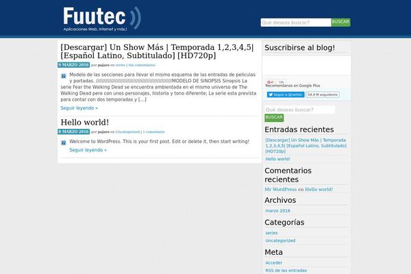 VideoTube theme site design template sample