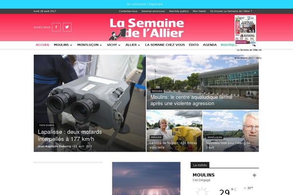 Newspaper Child theme site design template sample