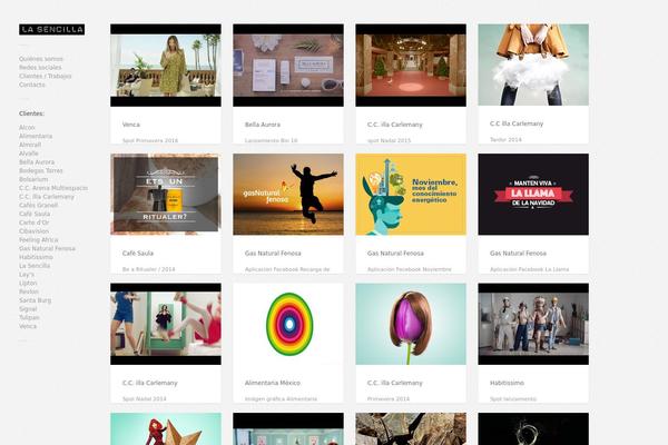 Gridlocked theme site design template sample