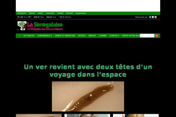 Site using WP Social Sharing plugin