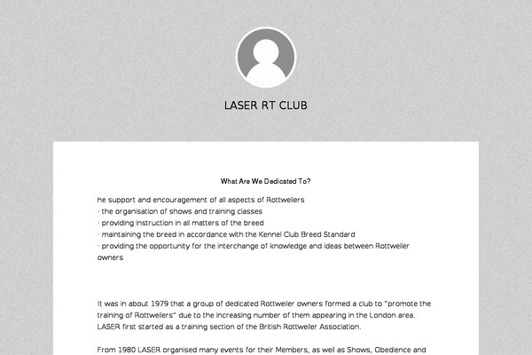 laser-rottweilers.co.uk site used Expose Pro Theme