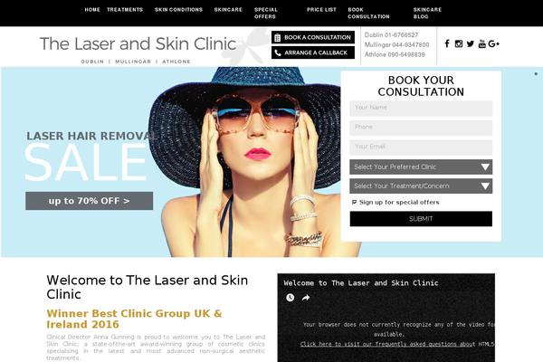 laserandskin.ie site used Blowmedia