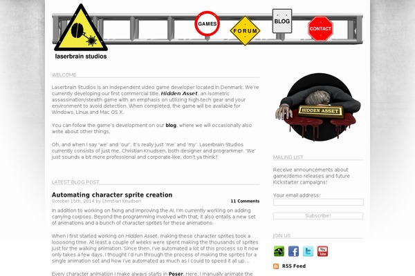UltraLight theme site design template sample
