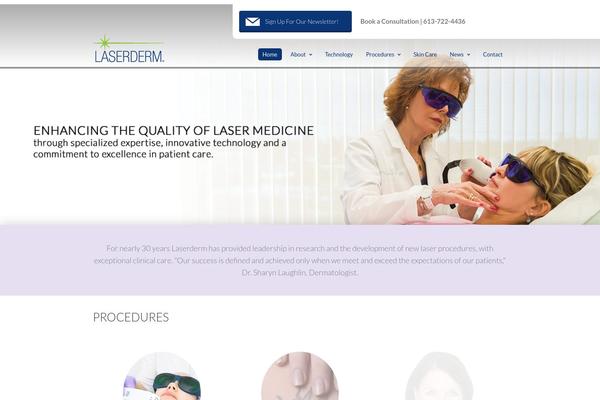 laserderm.ca site used Paeon-laserderm