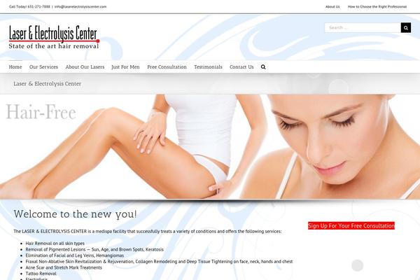 Avada theme site design template sample