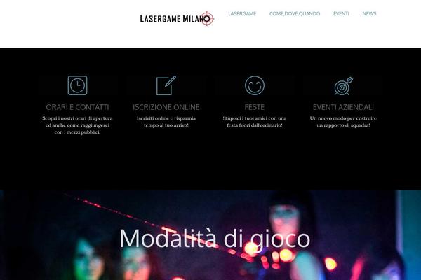 Zero theme site design template sample
