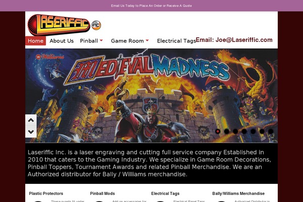 Whitelight theme site design template sample
