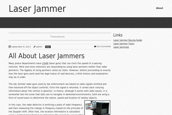 Quark theme site design template sample