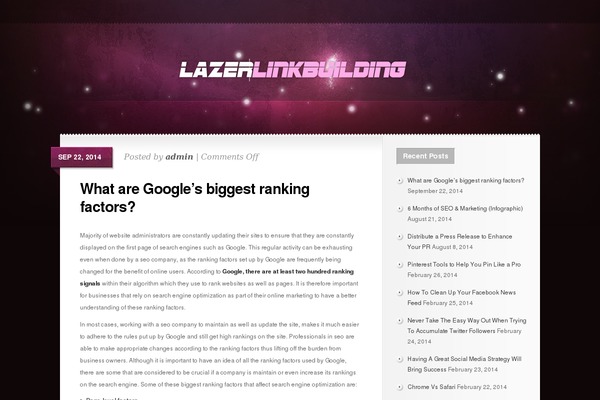 BizSphere theme site design template sample