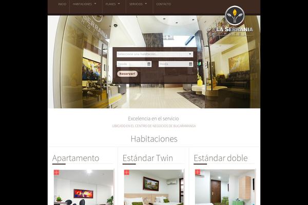 Nice Hotel theme site design template sample
