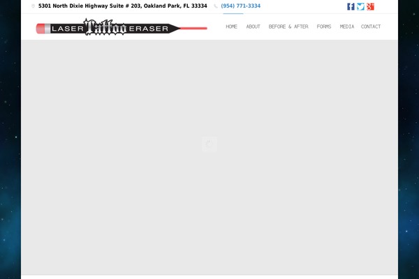 Tattoo theme site design template sample