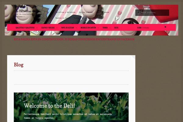 Boutique theme site design template sample