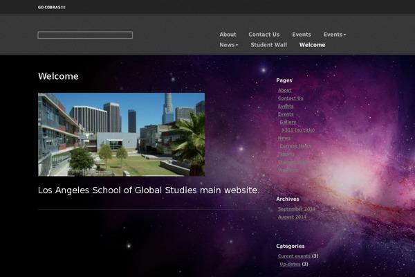 eClipse theme site design template sample