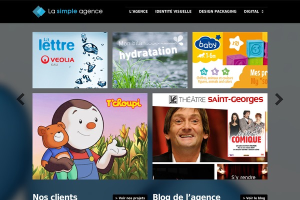 Volumes theme site design template sample