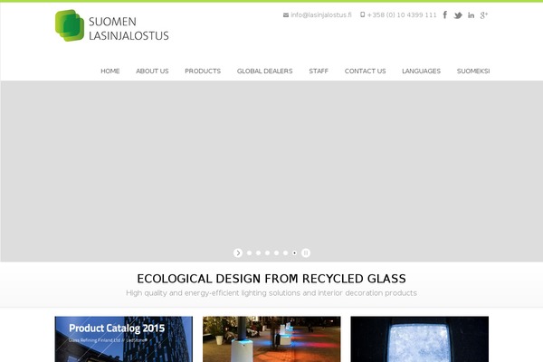 lasinjalostus.fi site used Kakia