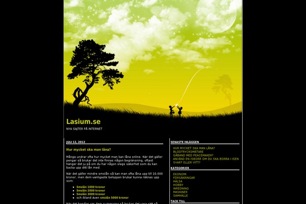 ShootingStar theme site design template sample