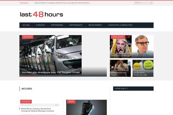 SmartMag theme site design template sample