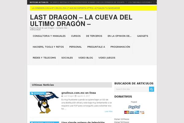 lastdragon.net site used Technology-travel-food