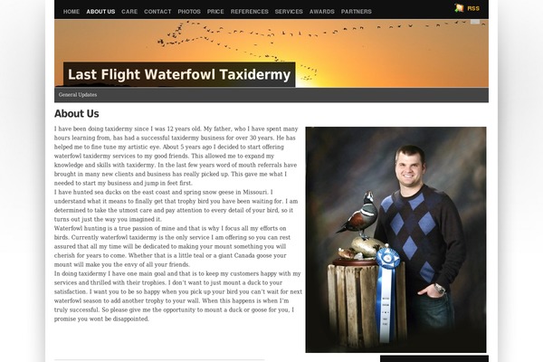 lastflighttaxidermy.com site used Vina