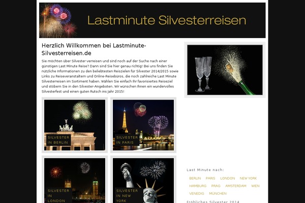 lastminute-silvesterreisen.de site used Lastminute