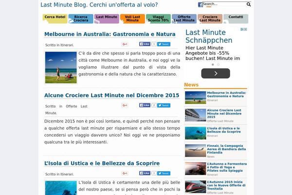 lastminuteblog.net site used Viaggi