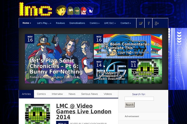 Nexus theme site design template sample