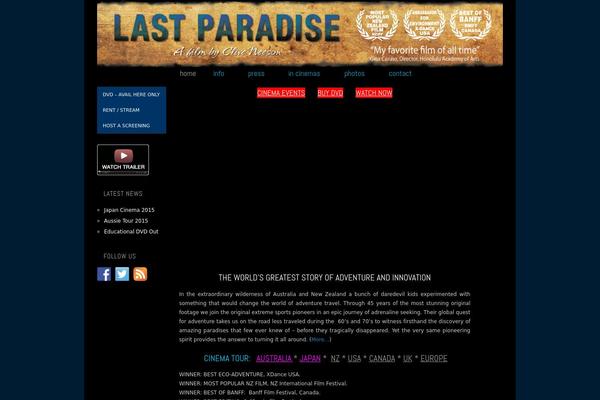 Oxygen theme site design template sample