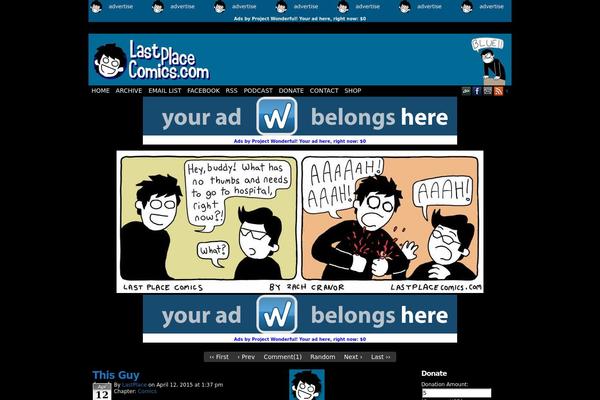 ComicPress theme site design template sample