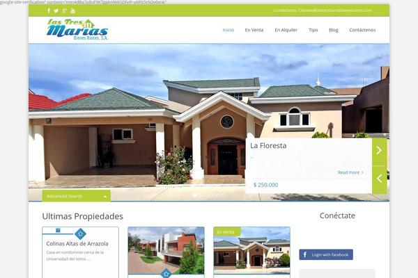 WP Residence theme site design template sample