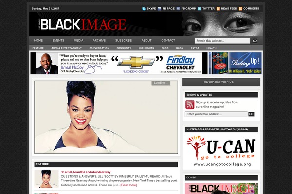Site using Featured Content Gallery plugin