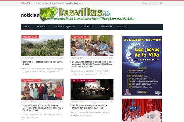 SmartMag theme site design template sample
