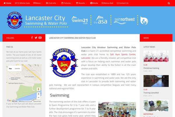 Hueman theme site design template sample