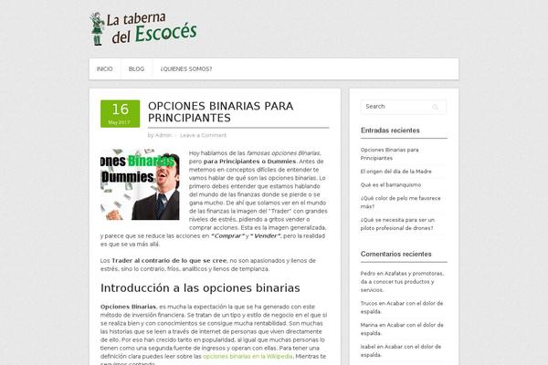 Contango theme site design template sample