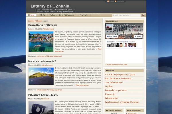 Cover WP theme site design template sample