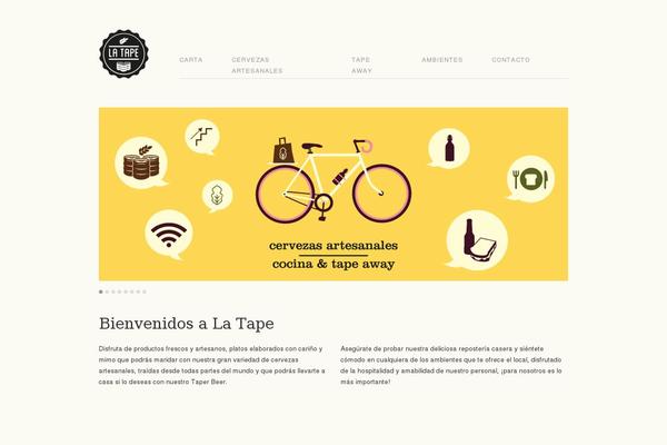 Mono theme site design template sample