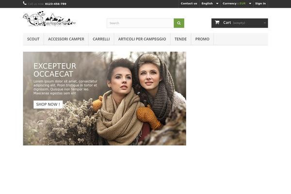 Wpex Thunder theme site design template sample