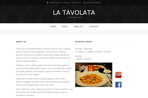 Savory theme site design template sample