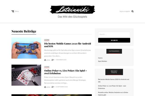 lateinwiki.org site used Neville