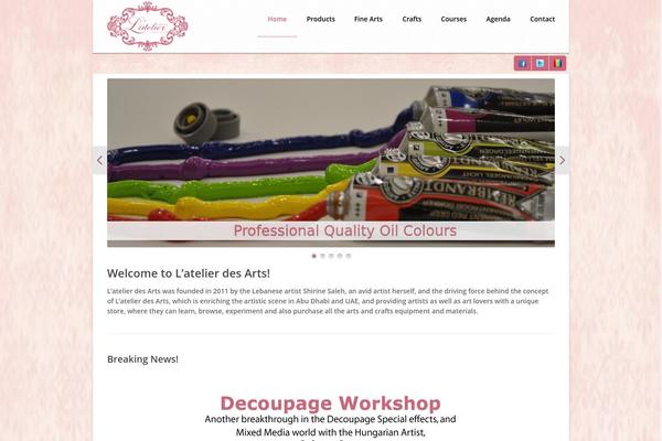 latelierarts.com site used Incubate13