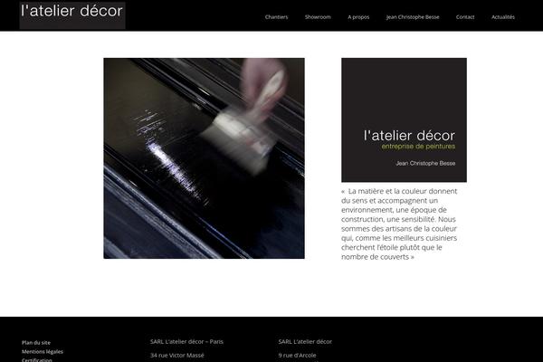 Stardust theme site design template sample